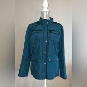 TALBOTS WOMENS QUILTED JACKET SIZE X MINT